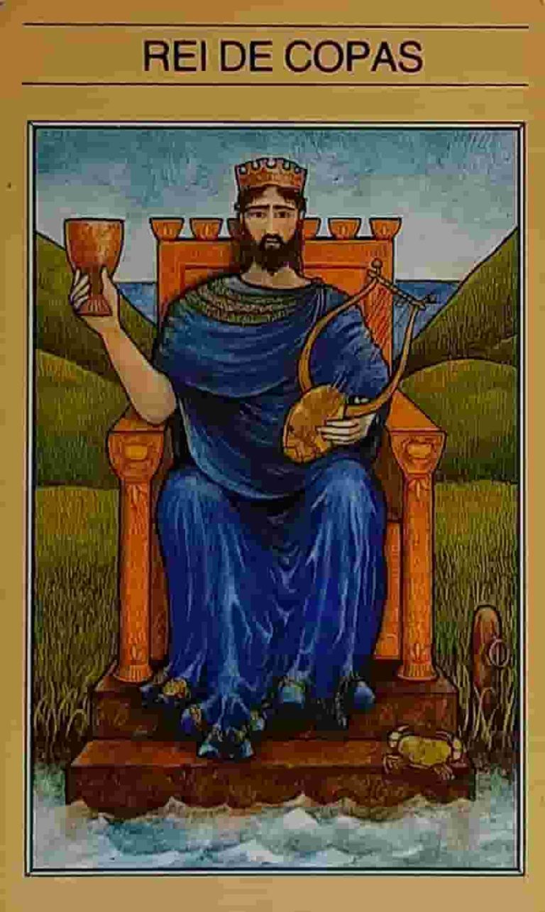 Rei de Copas Tarot - Significado e conselho cartas do Tarot